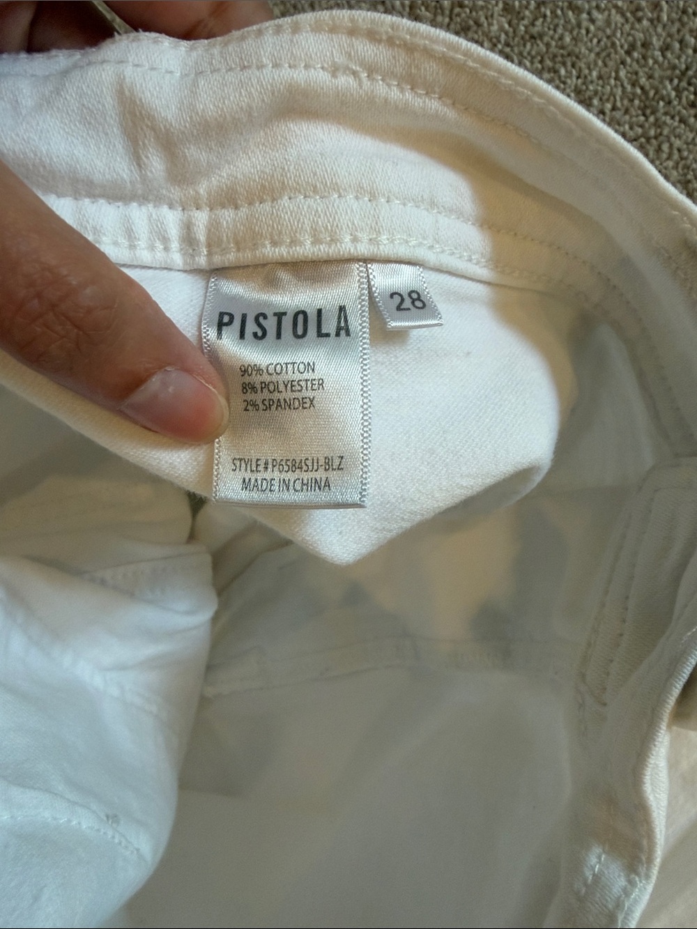 Pistola PENNY High Rise Wide Leg Crop Jeans - Picture 9 of 9